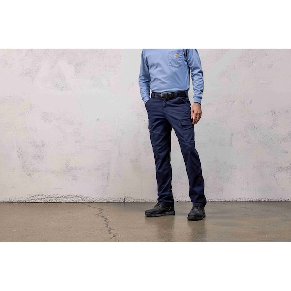 Carhartt Men's BN3574 M FR RF Rlxd Ft Cnvs Crg W32 L36 Non Denim Relaxed Navy BN3574-FRM / 104205-I26W32L36 - main